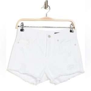 High Rise Distressed Shorts